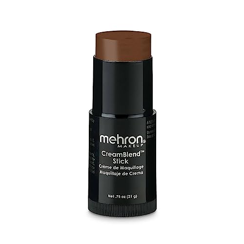 Mehron Makeup CreamBlend Stick, MEDIUM EBONY- .75oz