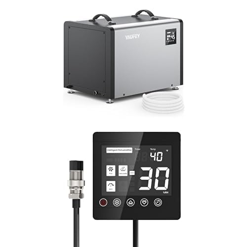 Yaufey 125 Pints Commercial Dehumidifier & AYD Series Dehumidifier Remote Controller