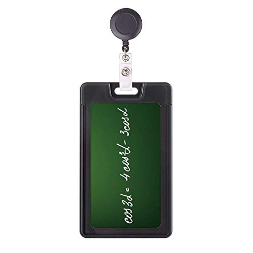 Funda para tarjetas retráctil con diseño matemático de la fórmula del coseno