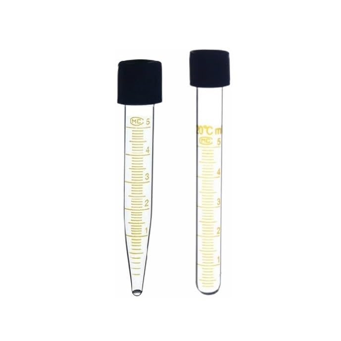 Tubes à essai en verre 5 ml pour analyses de laboratoire