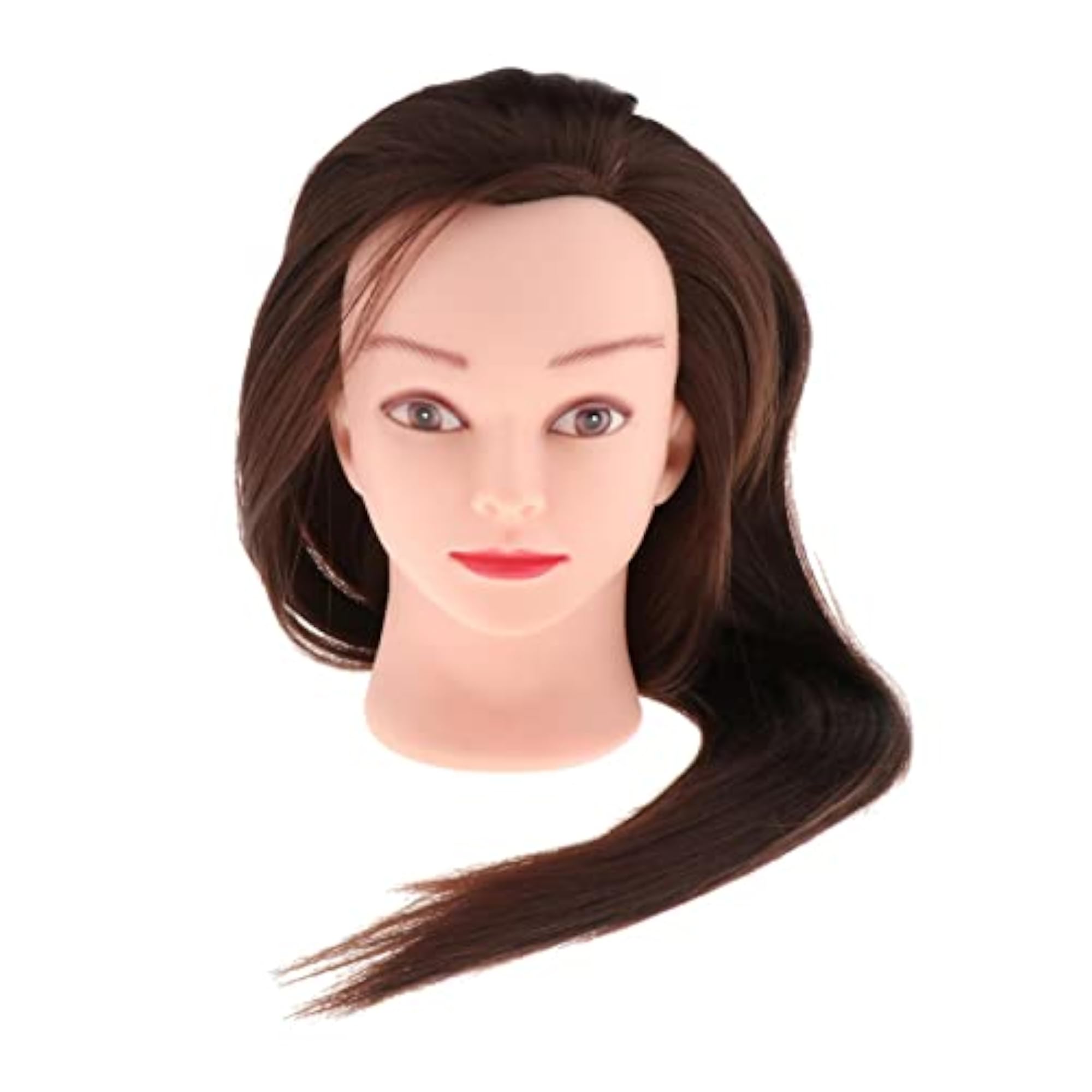 Cosmetology Mannequin Head Hairdresser Training Head Brown