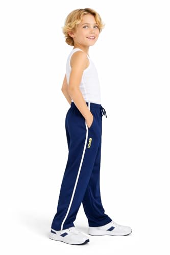 Image of DYCA by Bodycare Boys Cotton Solid Track Pant, Casual Regular Fit Joggers, Comfortable Activewear for Kids