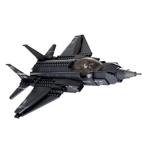 HI-REEKE Jet Fighter Plane Military Building Set for Adult, Army Eagle Model Airplane Toy Kit -954PCS