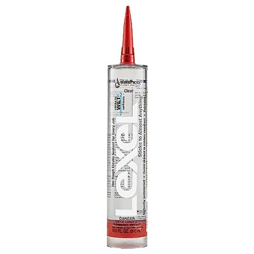 Sashco Lexel Adhesive Caulk in Clear