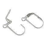 12 Stück ( 6 Paar ) Edelstahl 304 Ohrhaken Ohrring