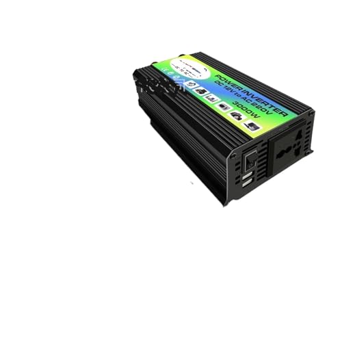 Onduleur de voiture 300W 12V 220V avec panneau solaire 18V