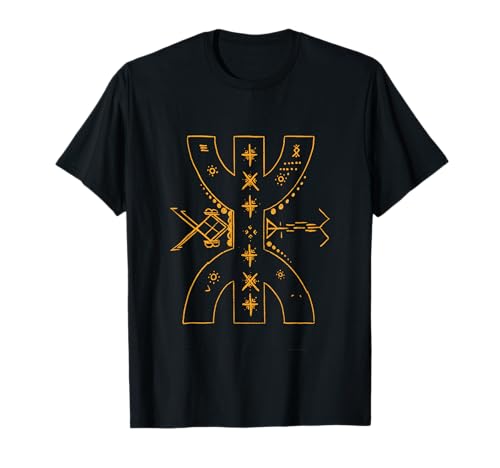Afrique du Nord Traditionnelle Rétro Vintage Amazigh Berbère T-Shirt