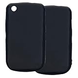 UOGNADGD 2 Pack Coque TPU Compatible avec Blackberry 8520 Curve Housse de Téléphone   Accessoires de Protection Flexibles et Antichoc avec Découpes Précises (Noir + Noir)