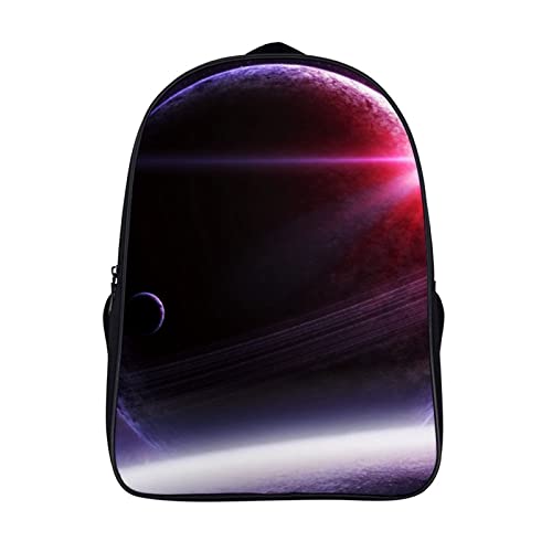 Sac d'école enfants pour voyage et sport grand sac à dos imprimé espace espace 40cm