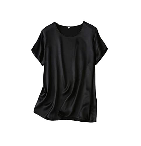 T-shirt d'été femme en soie pour rester fraîche et élégante en terrasse