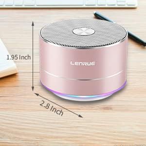 LENRUE Bluetooth Speaker,Portable Bluetooth Speaker with Clear Sound, Small Wireless Speaker with Longer Playing Time,Multify Playing Modes