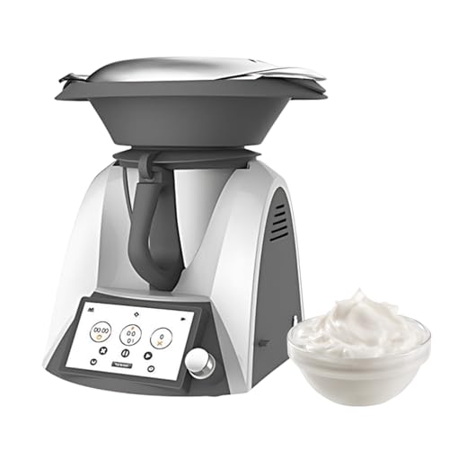 KAIKAFEI Robot De Cocina Inteligente Todo En con Pantalla TFT Y Recetas Guiadas, Robot Cocina Multifunción con Temperatura Ajustable 37–160°C para Comidas Familiares Sin Esfuerzo