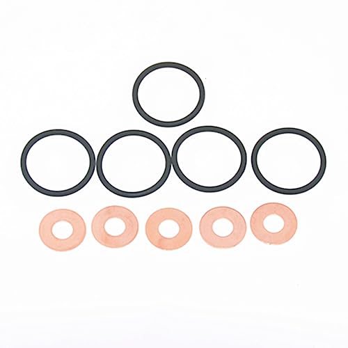 achard Fuel Injector Sealing Kit, Fuel Injector Sealing O Rings Washers Set ERR7004 ERR6417 Replacement for Land Rover Defender TD5 1998‑2006 achard Fuel Injector Sealing Kit, Fuel Injector Sealing O Rings Washers Set ERR7004 ERR6417 Replacement for Land Rover Defender TD5 1998‑2006
