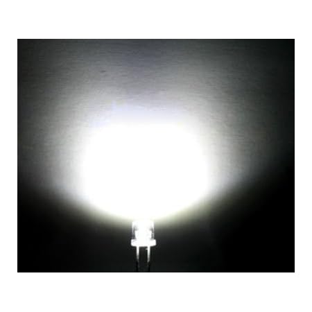 100pcs X Super Bright White 5mm Flat Top Led Light 5mm Flat White Led 100pcs X Super Bright White 5mm Flat Top Led Light 5mm Flat White Led