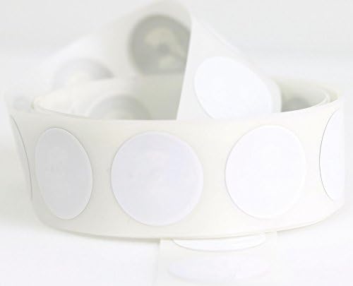 NFC Tag sticker Circus 22 mm, 180 byte, 100% compatible, 50 pieces in white, optimal for device/smartphone Settings (Wlan, Bluetooth, SMS, telephone call via NFC), NXP NFC chip