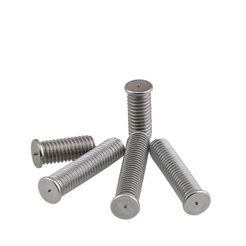Gerrit 200Pcs #4-40#6-32#8-32#10-24 Stainless Steel Spot Welding Screw Weld Studs cover