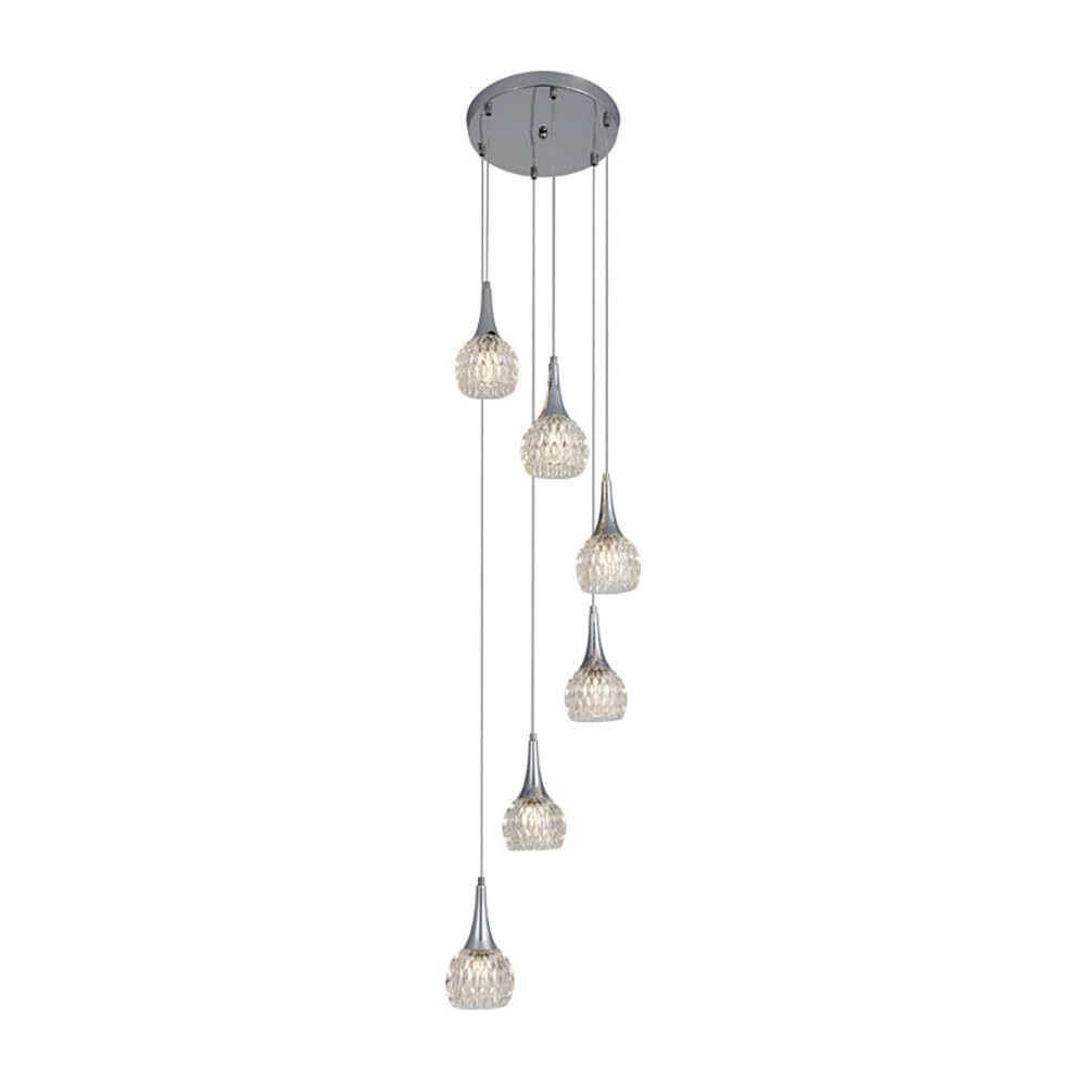 Lustre de luxe pour haut plafond résolvant le vide des grands halls
