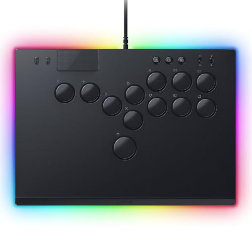 Razer(レイザー) ゲーミングコントローラー Kitsune PS5/PC対応 薄型 レバーレス アーケード ブラック RZ06-05020100-R3A1