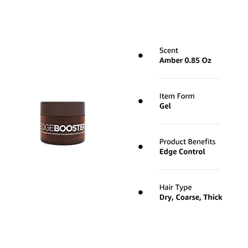 Style Factor Edge Booster Extra Strength Pomade For Thick Coarse Hair Travel Size 0.85 Oz (Amber) #TOP1