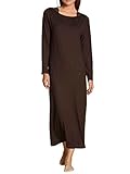 Calida Damen Lace Dreams Nachthemd, Espresso Brown, 44-46