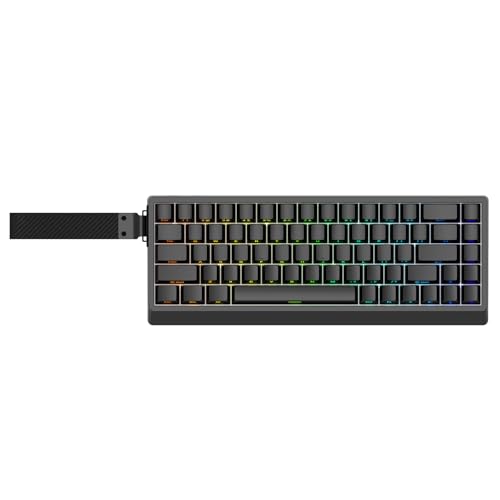 Image of IROK ND68 68 Keys Wired Magnetic Switch Keyboard, 0.005MM RT Accuracy, 8KHZ Polling Rate /Latency As 0.125MS /256KHZ Single Key Scan Rate /ARGB,Hot Swappable,Gasket Structure Gaming Keyboard(Black)