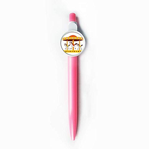 Stylo à bille rétractable bleu fin de ratures stylo confortable manège