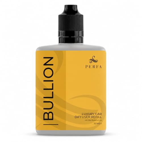 Image of Bullion Car Air Fresheners (Refill) | Affordable Car Air Fresheners for Men | 50ml Diffuser Refill | 6 Months Freshener Long Lasting | Gift-Ready Men's Pefume by Perfa