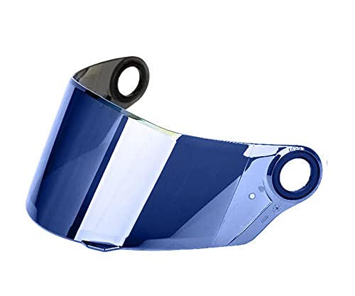 Viseira Capacete LS2 FF358 396 - Helt Strada Texx Double Vision FW3 GT Azul iridium Alta Qualidade Importada