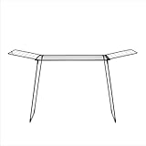 Compact – Ce séchoir à linge pliable est équipé de verrous de transport qui maintiennent les ailes en place et qui servent également de crochets de suspension pour un gain de place supplémentaire