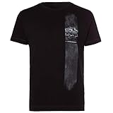 Größen: M-XXL Rammstein Herren T-Shirt Broken Logo Offizielles Band Merchandise Fan Shirt schwarz mit mehrfarbigem Front und Back Print (XL)