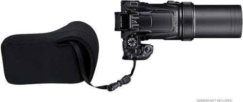 Funda de neopreno para Nikon COOLPIX P1100 negra miniatura 4