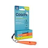 Training Whistle Coachi, idéal pour le dressage à l’obéissance et le rappel, son clair et puissant, léger et compact, cordon réfléchissant réglable, convient au dressage des chiots et des chiens.