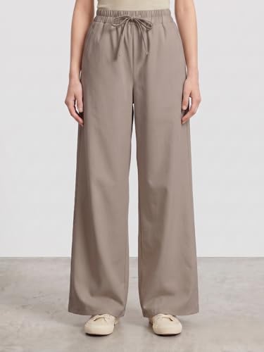 Image of Vogaan Women's High-Waist Korean Trousers with Wide Baggy Fit | Trendy GenZ Streetwear Pants | Trousers | Women Trousers