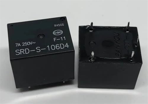 Relé de 5 pines SRD-S-105D de 5V para reparar electrodomésticos y domótica del hogar