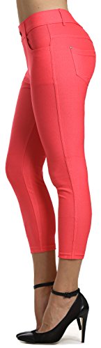 Image of Prolific Health Women's Jean Look Jeggings Tights Slimming Many Colors Spandex Leggings Pants Capri S-XXXL