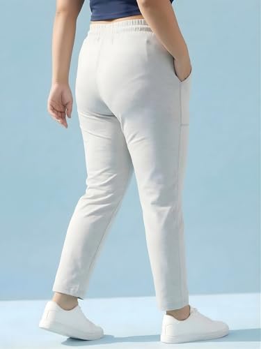 Image of BLINKIN Ankle Length Plus Size Cotton Track Pant for Woman | Ultimate Summer Lowers & Pajama for Women Pack of 2 (combo-plus-86)