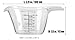 DOTINGHUX® 2 Oz Measuring Cup, 1/4 Cup Acrylic Measuring Cups, Clear