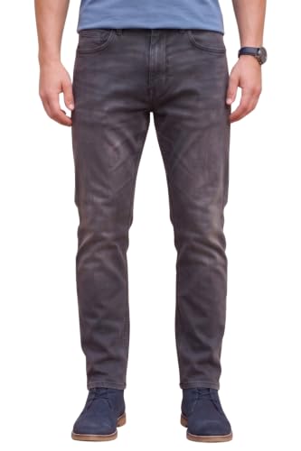 Image of Louis Philippe Men's Regular Fit Stretch Fabric for Comfort Premium Wash Aesthetic Authentic Twill and Durable Jeans