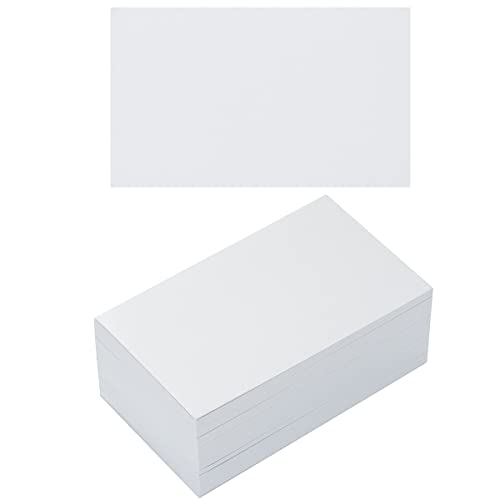 100 Pack Thick Paper Cardstock Blank Heavy Cards Stock For Invitations, Greeting Cards Making, Postcards, Photos, 250Gsm Thick Paper (White, 3X5 Inches) #TOP18
