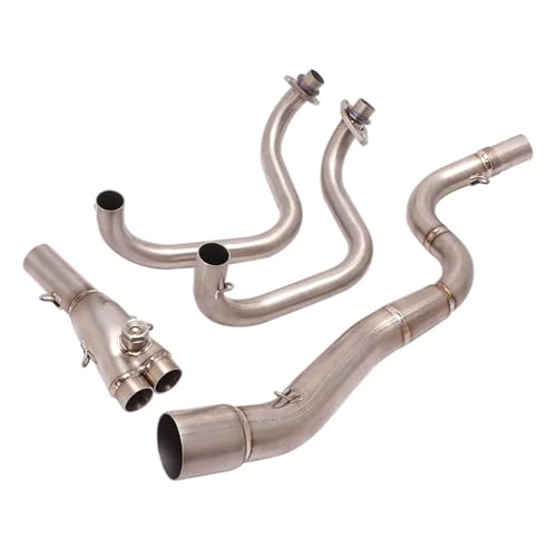 Échappement de moto Ninja 300 en acier durable avec silencieux amovible de précision