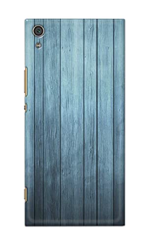 Image of Printed Hard Back Cover Case for Sony Xperia XA1 Ultra Back Cover (Wooden Blue) -702