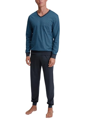 Pyjama à bords-côtes pour homme en coton Calida contre l'inconfort nocturne