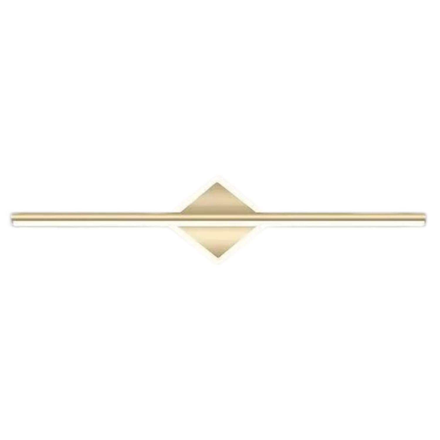 Luce specchio bagno Oro/Nero Lampada Specchio Bagno Luce per Specchio Bagno LED Moderna Illuminazione da Parete (Diamante d'oro, 80 centimetri)