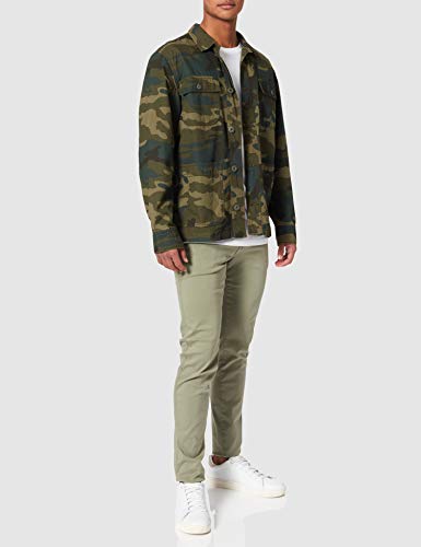 Springfield Camiseta básica Logo Camisa, Blanco