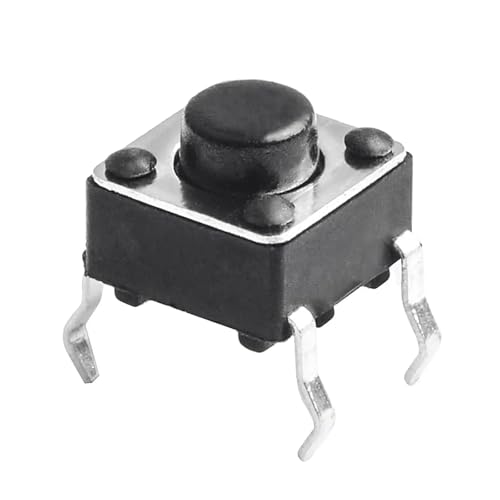 Pulsador táctil con respuesta clic audible interruptor de 4 pines 6x6x14mm