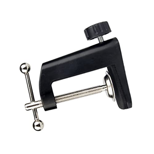 ERINGOGO Desk Clip Mic Arm Holder Heavy Duty Clamp for Microphone Desktop Arm C-type Holder Base Table Light Clamp