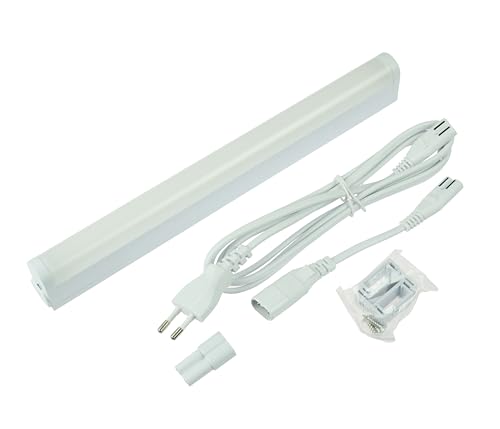 Rolux LED Unterbauleuchte 4W, 277mm, 3-in-1 Lichtfarbe 3000K/4000K/6500K, 3-Stufen dimmbar, inkl. Netzstecker, erweiterbar