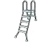 Poolleiter Eichenwald Hochbeckenleiter Edelstahl 1,2/0,4m