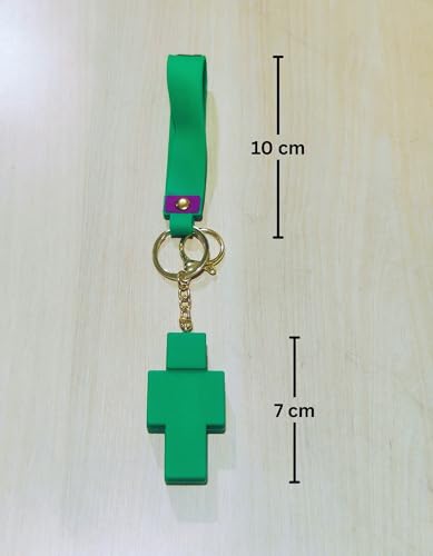 Image of Cute 3D Keychain | Keyring & Quirky Bag Charm | Hard Silicone, Unbreakable | Travel Essential | Kids Friendly | Strap & Bag Hook