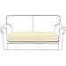 Dioxide Sofa Sitzkissenbezug High Stretch Sitzkissenschutz Elastischer Kissenbezüge Husse Überzug Bezug für Sofa Sitzkissen (Beige, 2 Sitzer)